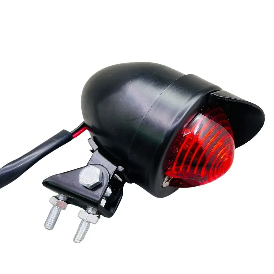 Universal Aluminum Retro Motorcycle Modified Tail Rear Lamp Scooter Visor Stop Warning Light For Vespa Benelli Honda Suzuki