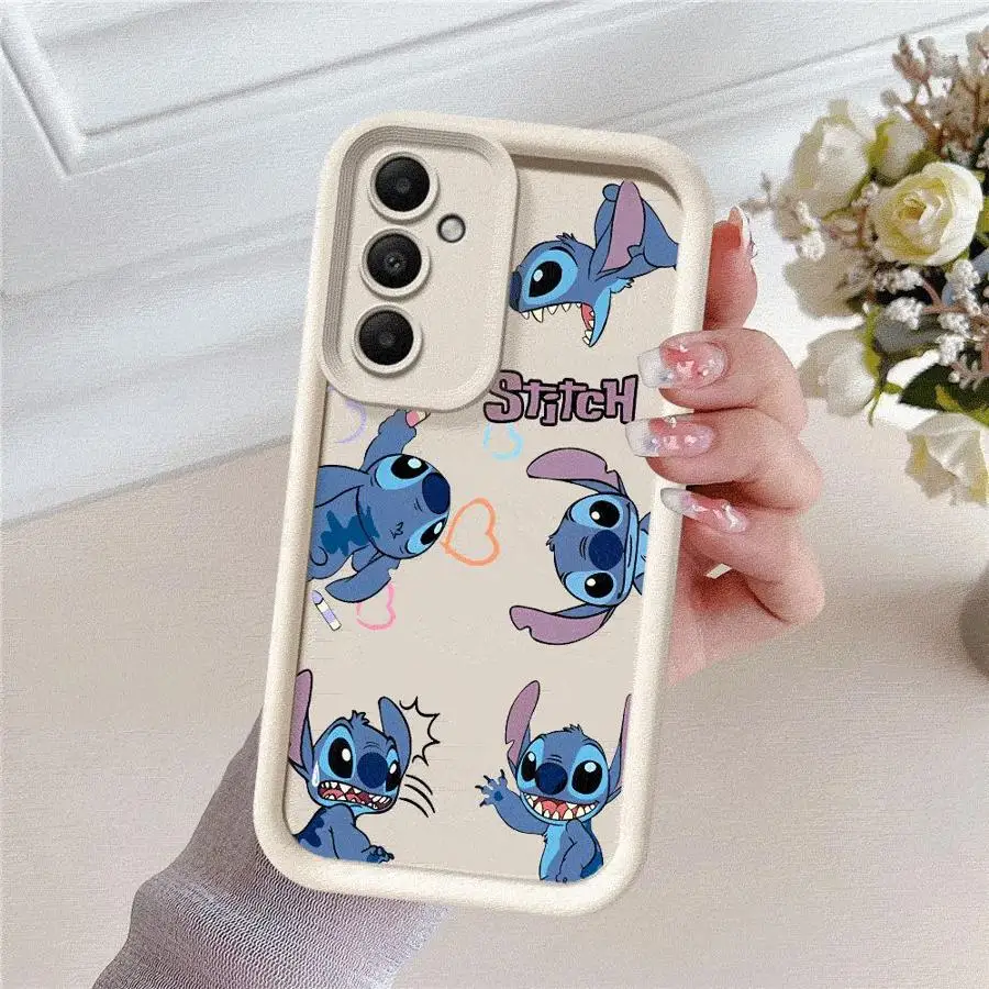 Disney Stitch Cute Phone Case for Samsung Galaxy A20 A30 5G A71 A51 A50s A21s 4G A10s A03 A04 A05 A06 Shockproof Cover