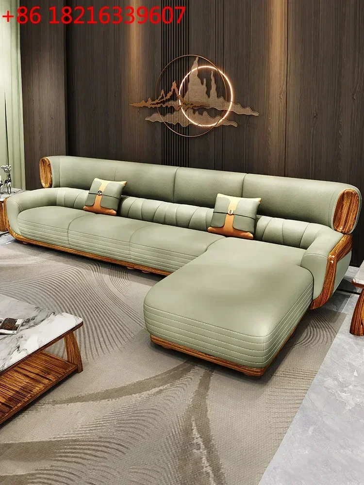 TAO Modern Simple First Layer Cowhide Medium and Small Apartment Living Room Concubine Combination