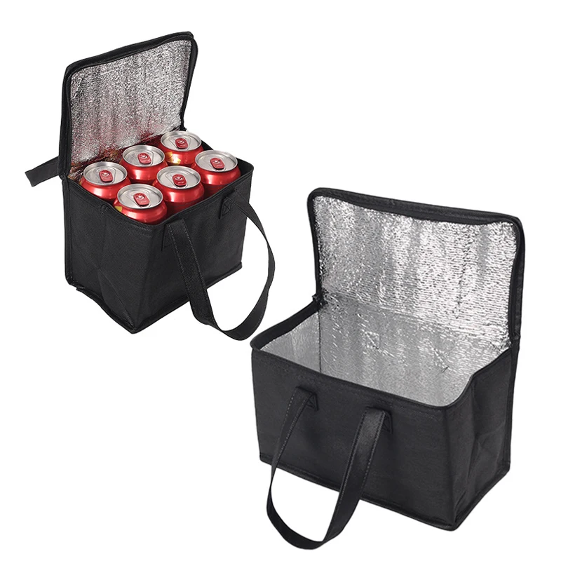 1PC S/M/L Outdoor Insulation Bag Camping Beach Insulation Food Insulation Cold Insulation Tropical Insulation Zipper Leak Proof