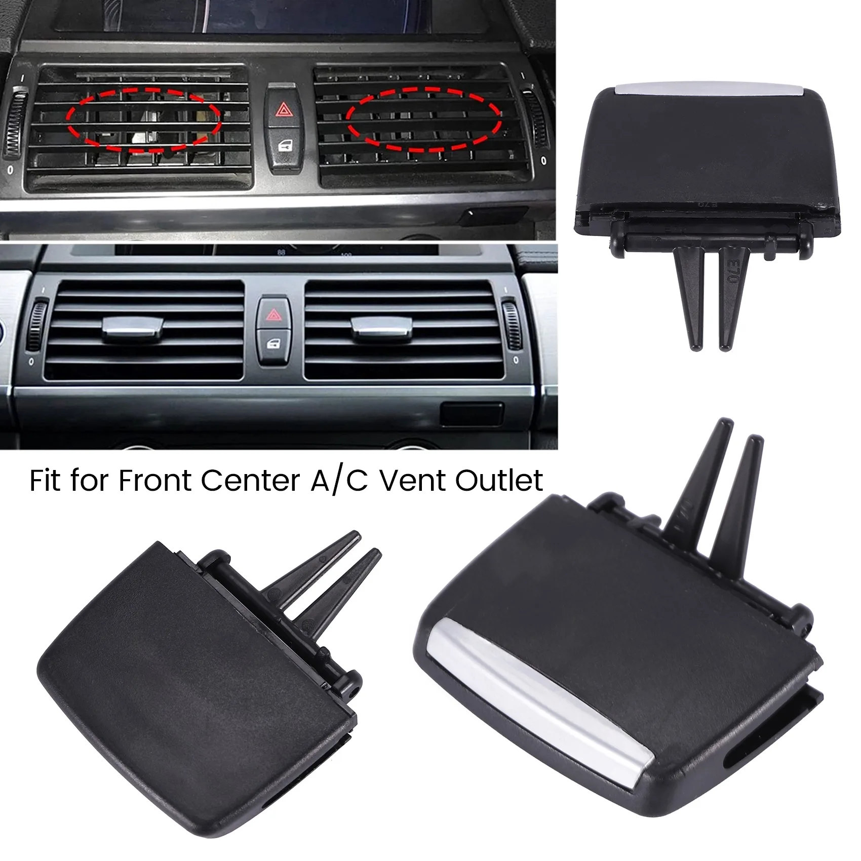 エアコン出口タブクリップ修理キット、a/c、x5、e70、06-13、x6、e71