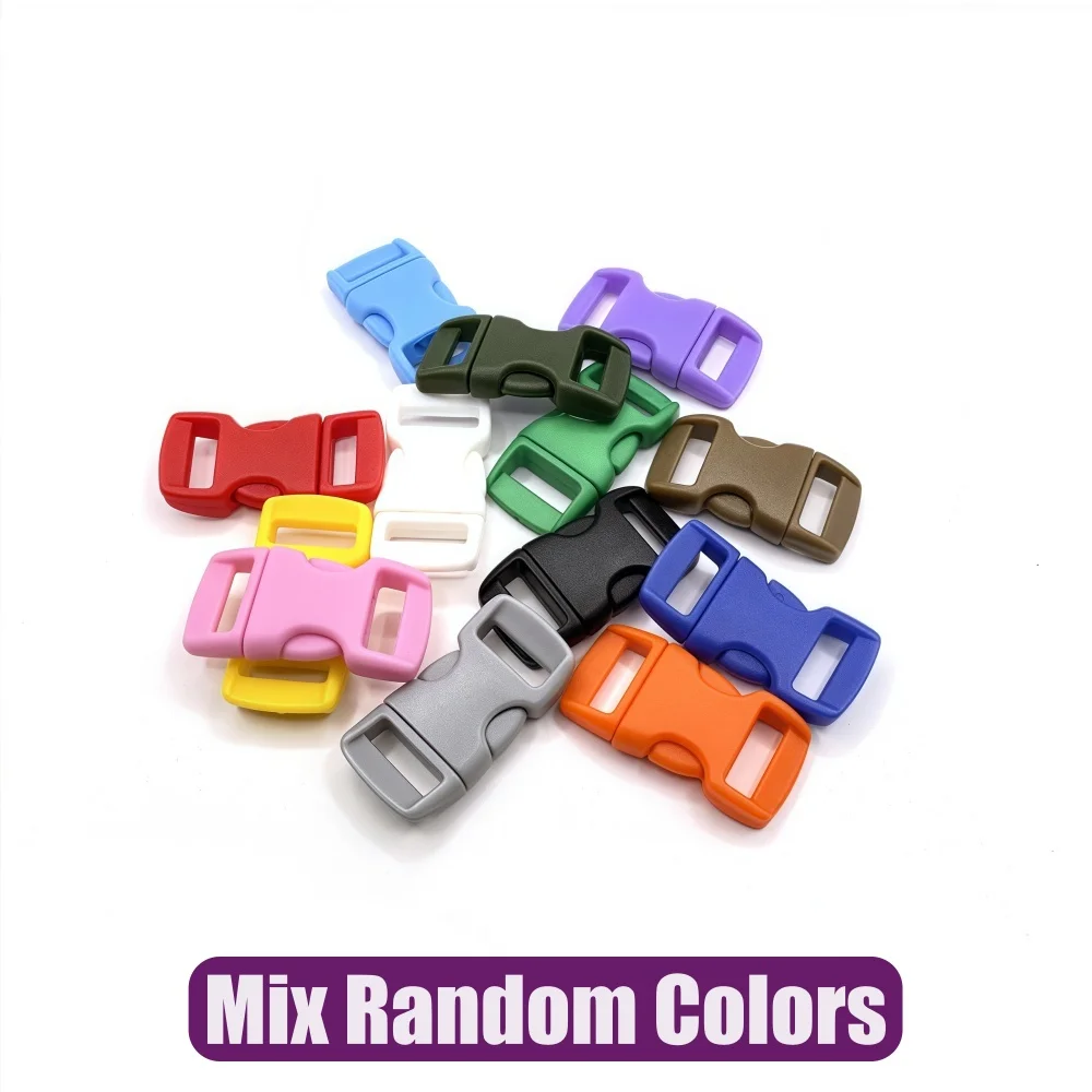 500Pcs Plastic Side Release Buckle for DIY Accessories