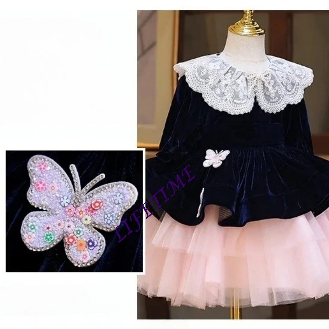 

Одежда для подростков по индивидуальному заказу, новинка 2025 года, платья принцессы на день рождения для девочек, вечерние детские наряды для фортепиано, костюмы для детей, банкет