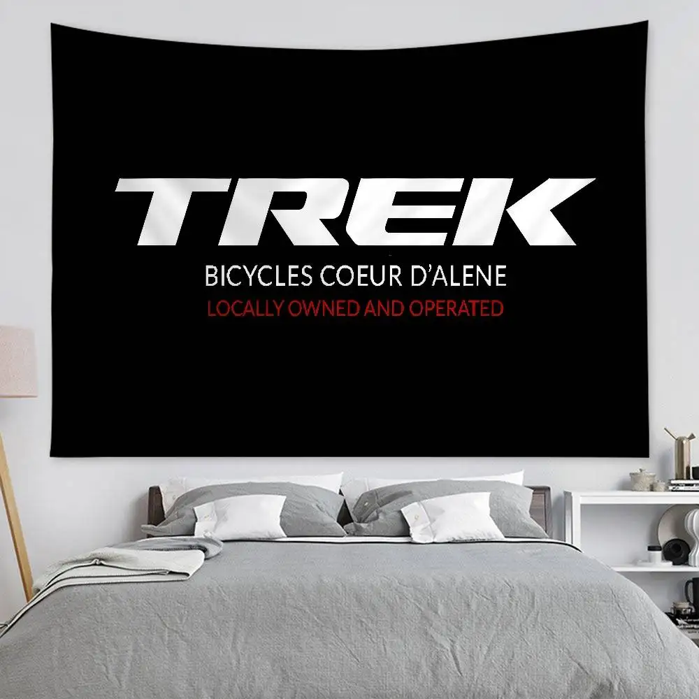 T-TREKS Bicycle Printed Large Wall Tapestry Hanging Tarot Hippie Wall Rugs Dorm Home Decor