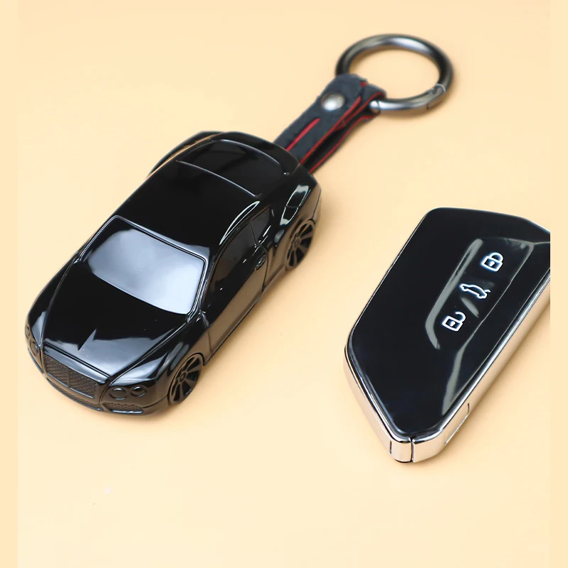 For VW Volkswagen ID.3 ID.4 Cupra SEAT Leon MK4 Skoda Octavia A8 2020 2021 Smart Car Key Case Cover Fob Keychain Car Styling