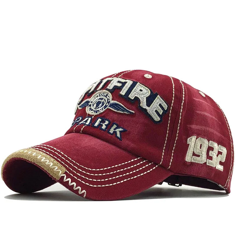 SPARK-Buchstabe gewaschene Baseballkappe für Herren und Damen, mit Buchstaben bestickte Entenschnabelmütze, Sonnenschutzhut