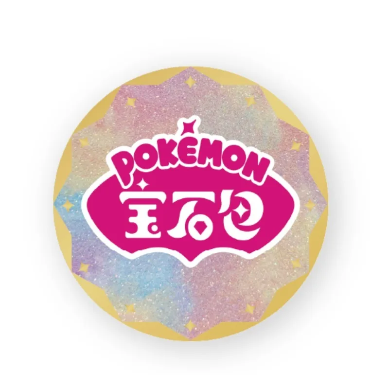 100% 정품 포켓몬 젬 팩 배지 세트 PTCG 간체 중국어 수집용 카드 장난감 VOL 트레이딩 블라인드 박스 배지 플래시 카드