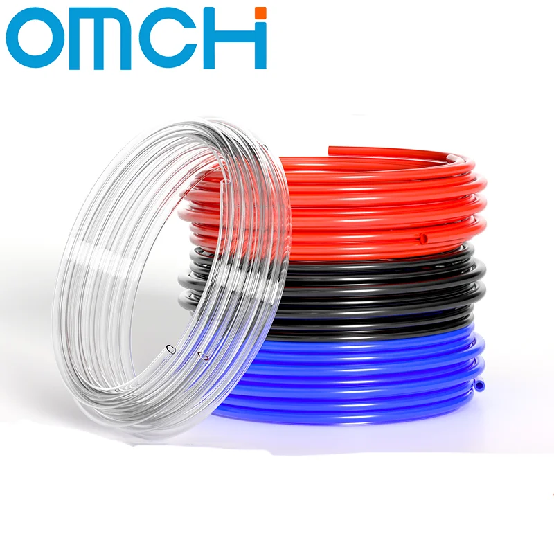 5M/10M Pneumatic Hose Compressor Hose Air Tube 4*2.5mm 6*4mm 8*5mm 10*6.5mm 12*8mm 14*10mm 16*12mm Pneumatic Air Hoses PU Pipe