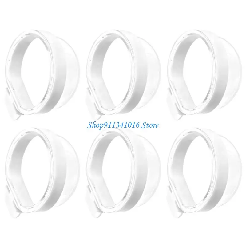 Multifunctional Bird Water Feeder Cup Clear Plastic Bowl for Small Pet Bird