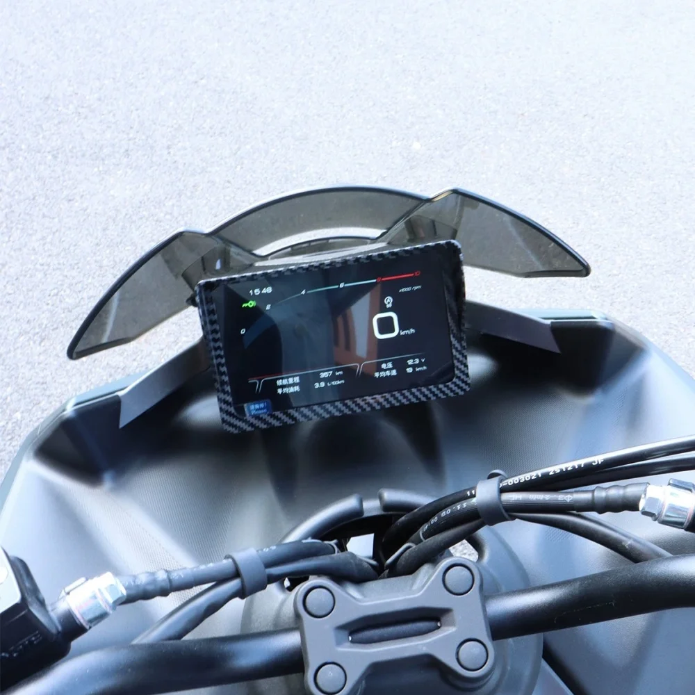 Accessory: Waterproof and sun-shielding cover/trim for ZONTES 150X, 125X, 125V, and 150V instrument cluster screens.