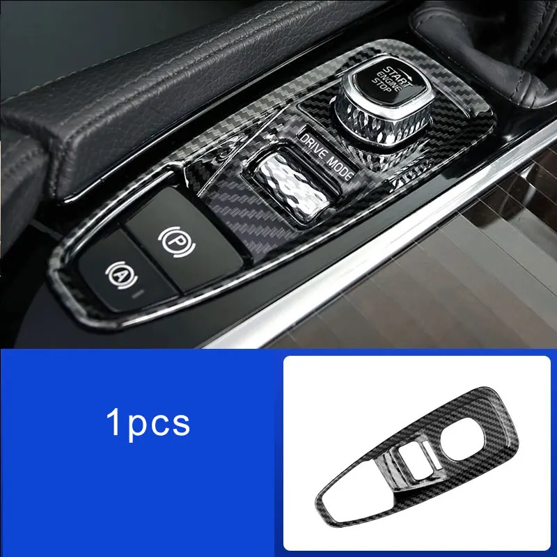 Elektronische Handbremse Dekoration Abdeckung Handbremse Zündschloss Innendekoration für Volvo S90 XC90 V90 XC60 S60 V60 – Detail 4