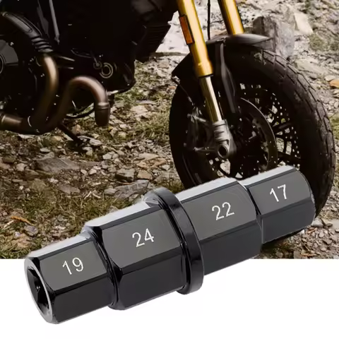 Motorcycle Front Axle Wheel Hex Axle Tool 17mm-24mm for CB1000RR, CBR600RR, GSXR1000, R1, R6 and R1000 bikes Hex Axle Adapter