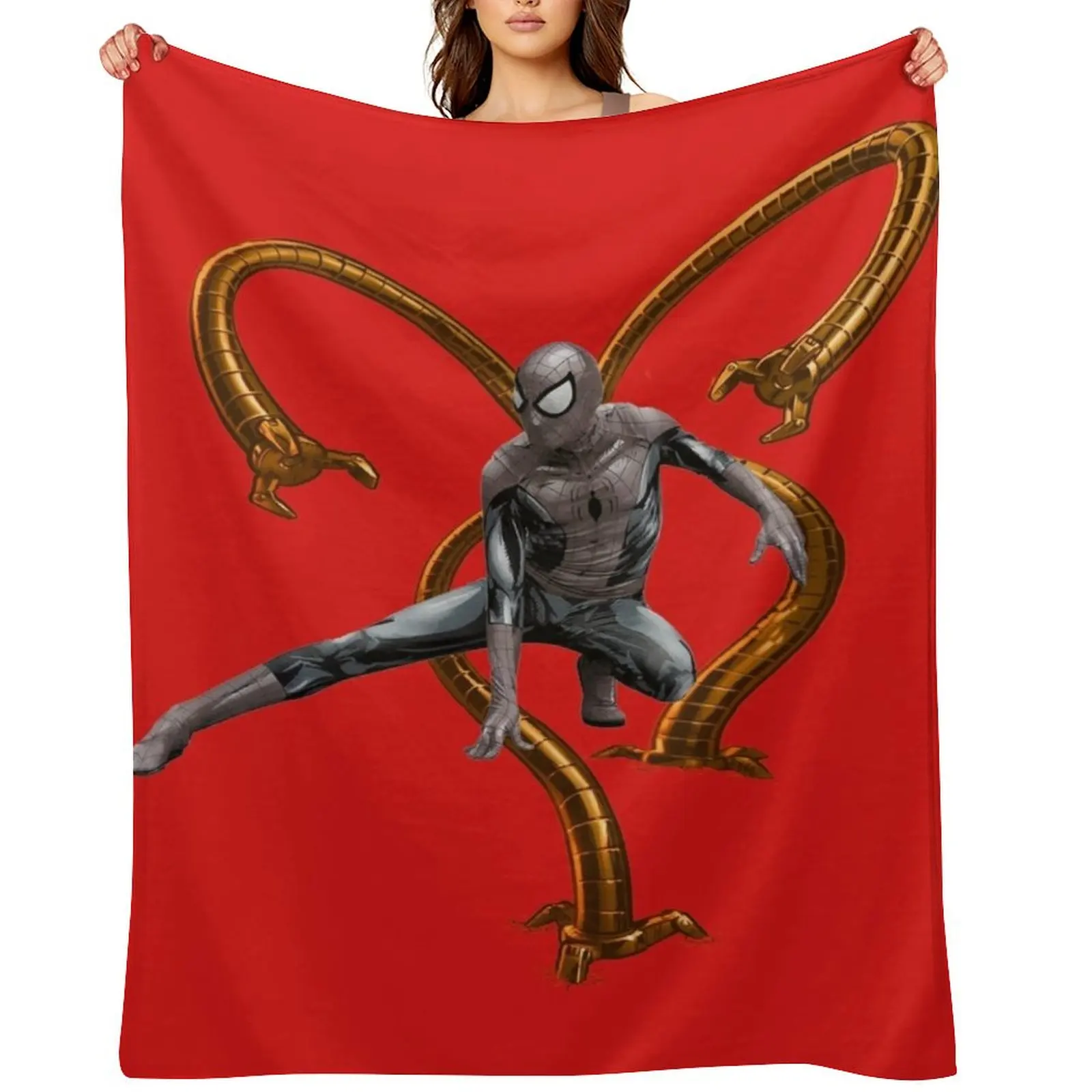 

Wektu Malihe Awak Doc Ock Dedi Sangare Werna Throw Blanket Weighted Multi-Purpose manga Nap Blankets