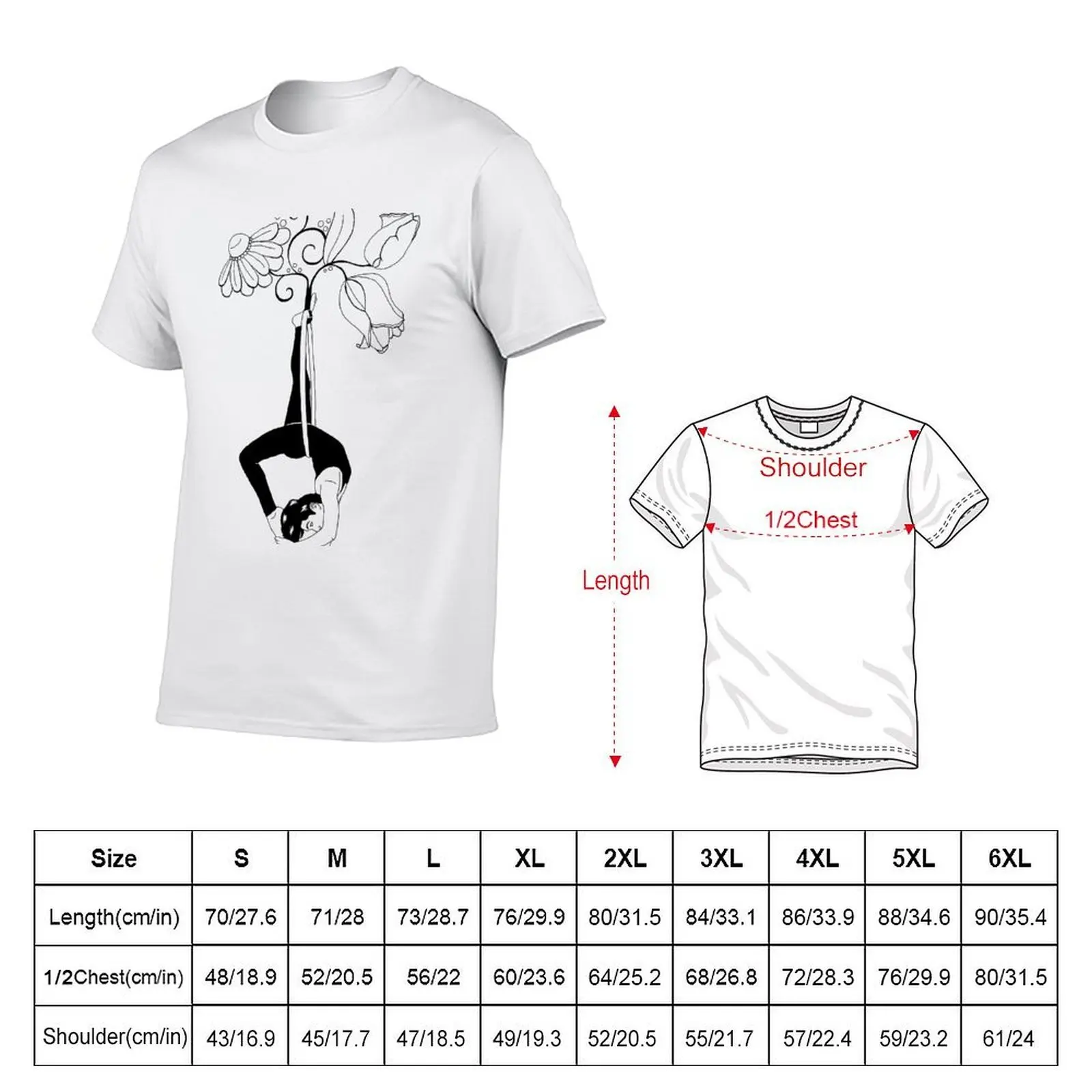 เสื้อยืดผู้ชายผ้าฝ้าย เสื้อยืดผู้ชายทรงเข้ารูป เสื้อยืดเนื้อหนา เสื้อยืดลาย Lyra เสื้อยืดพิมพ์ลาย