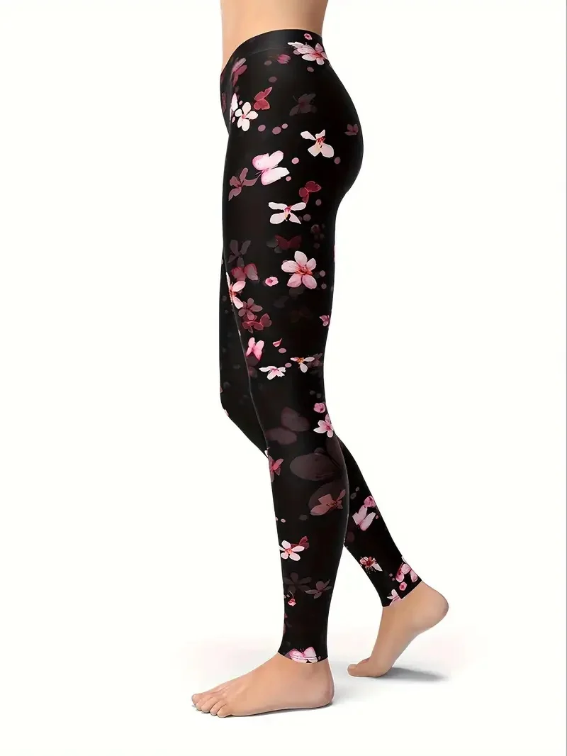 Spring and Summer New Comfortable Smooth Stretch Slim Hip Lift Casual Ladies Leggings Leggings Tight Pants