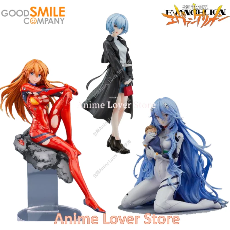 In Stock Original Good Smile GSC EVANGELION Anime Figure Ayanami Rei 16cm,25cm Asuka 23cm Collectible Model Ornaments