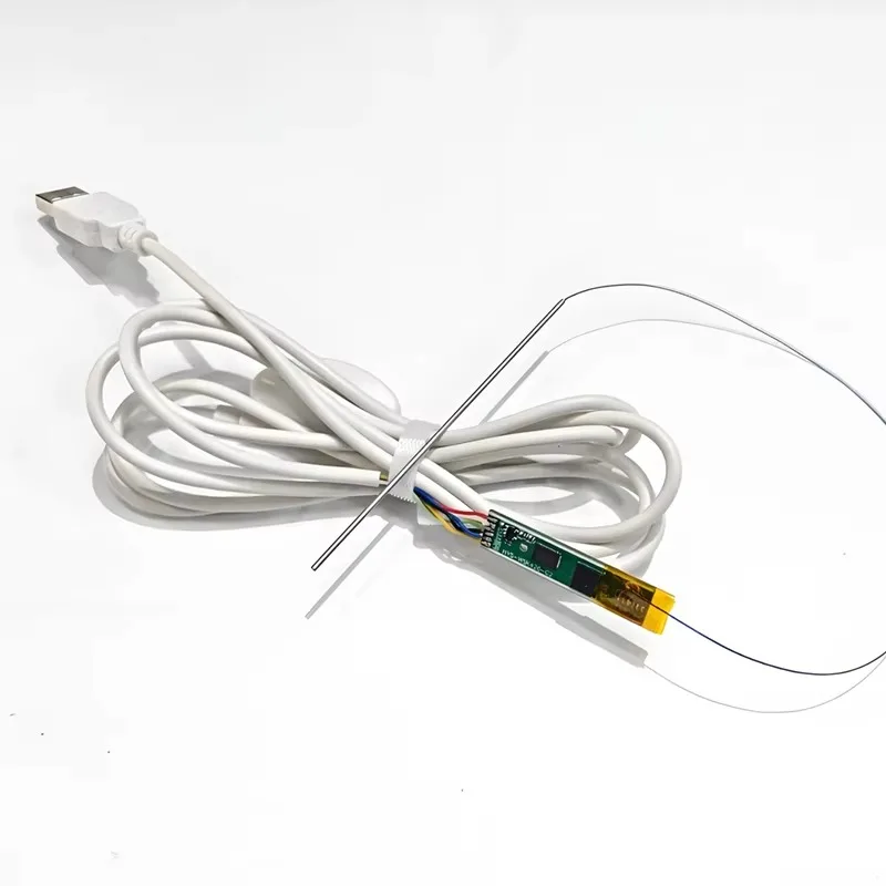 منظار كاميرا فيديو صغير بوريسكوب مرن 1.6 ملم مع 4 مصابيح LED وحدة كاميرا USB