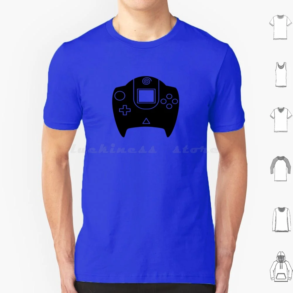 Dreamcast controlador Logo camiseta tamaño grande 100% algodón Super controlador controlador Super controlador Japón juegos