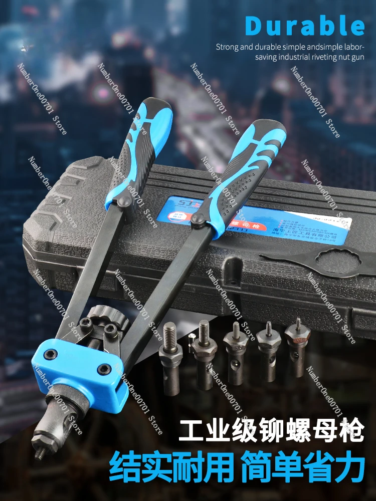 Manual Rivet Nut Gun Pull-Setter Riveting Gun Auto Repair Riveter Nut Rivet Gun M3-M10