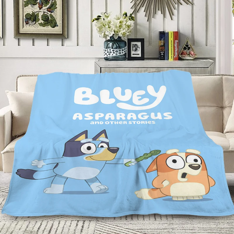 Custom Blanket T-Blueys Sofa Winter Warm Winter Blanket King Size Blanket Fluffy Soft Blanket Microfiber Bedding Knee Bed Fleece