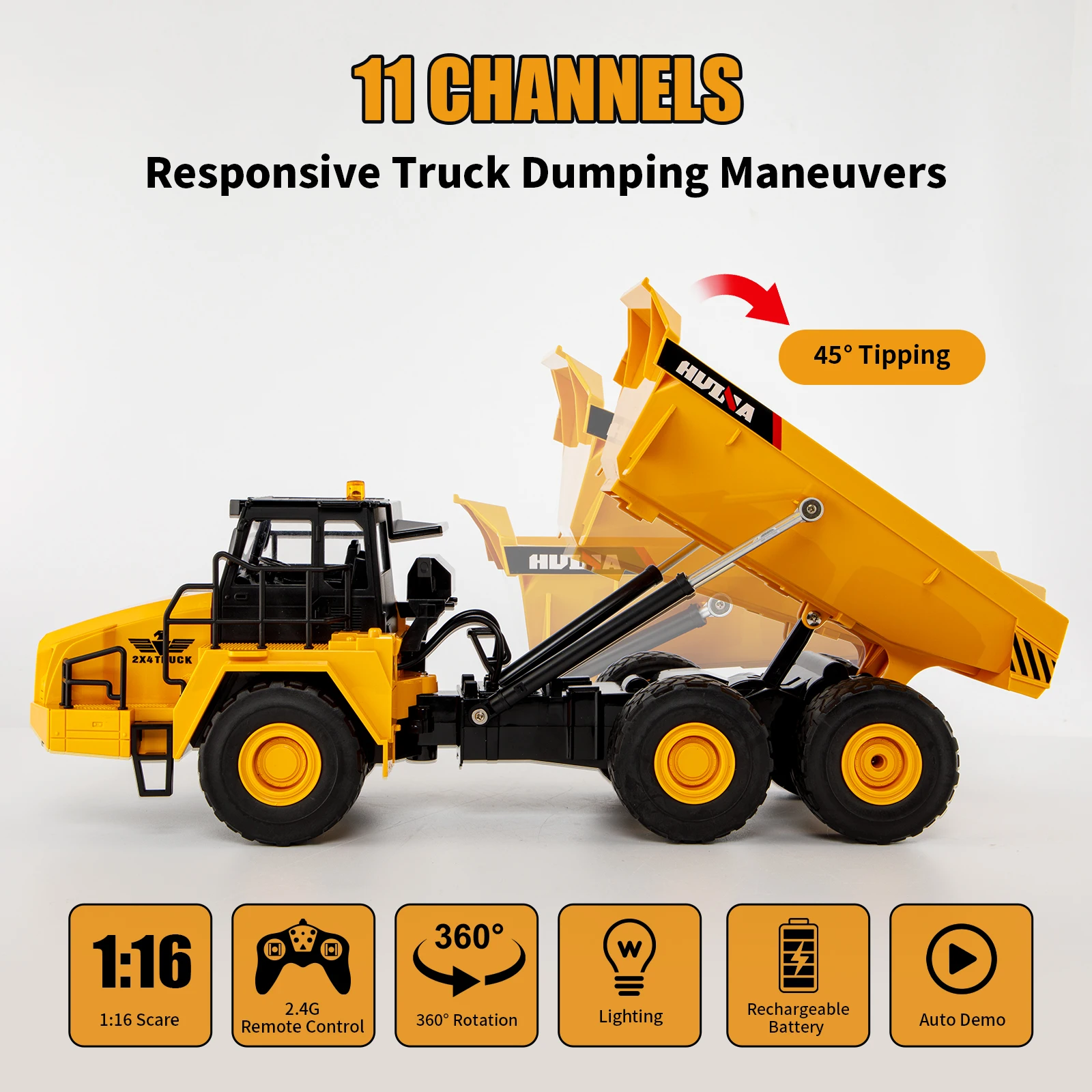شاحنة قلابة تعمل بالتحكم عن بع - مراجعة Heavy Equipment Games وسعره