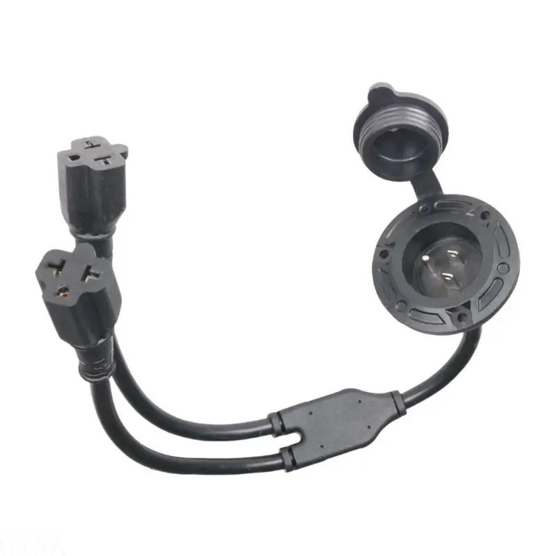 G7NA 12AWG Hochleistungs-Netzkabel mit wasserdichtem Stecker, 125 V, 20 A, NEMA6, einfach zu verwenden für Camping-Anhänger – Detail 2