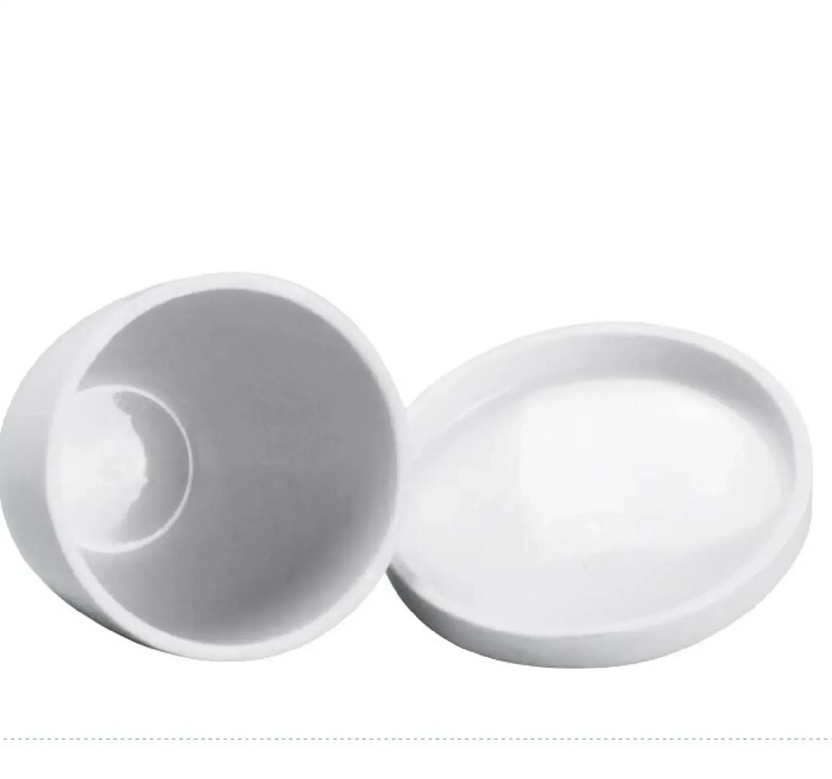 10ml 20ml 30ml 50ml 70ml 100ml 150ml 200ml 300ml Ceramic Porcelain Crucible With Cover Lid 1200 Celsius Lab Laboratory