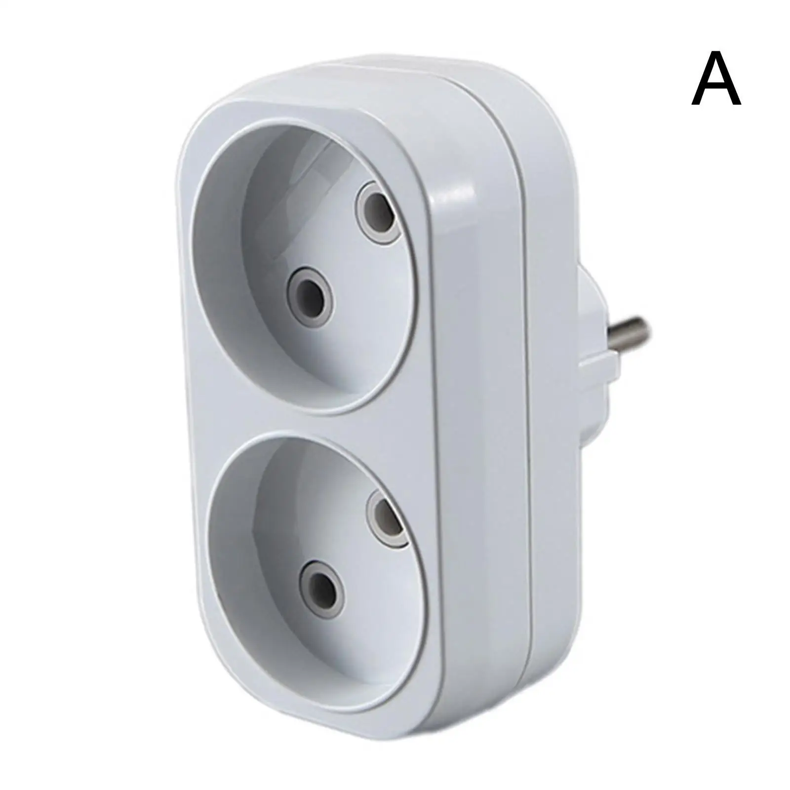 EU Electrical Socket With ON/OFF Switch 2 Pin 4.8mm European Standard Adapter Expansion Socket Power Extension Plug Converter