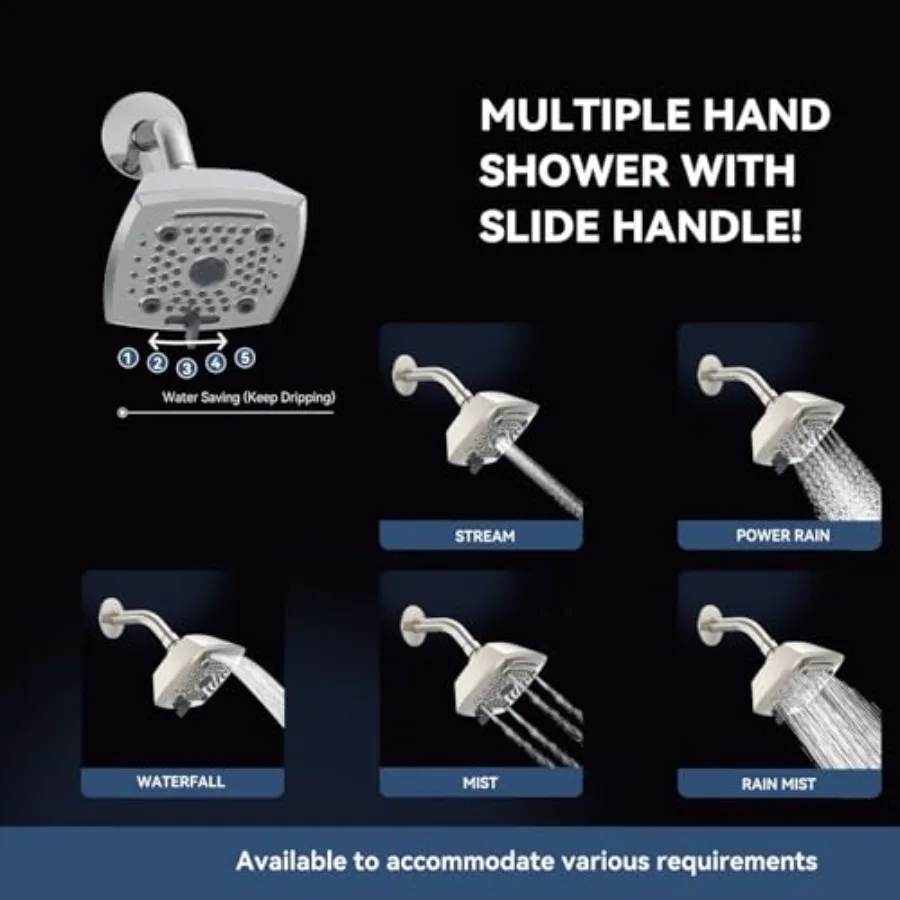 Single handle shower control