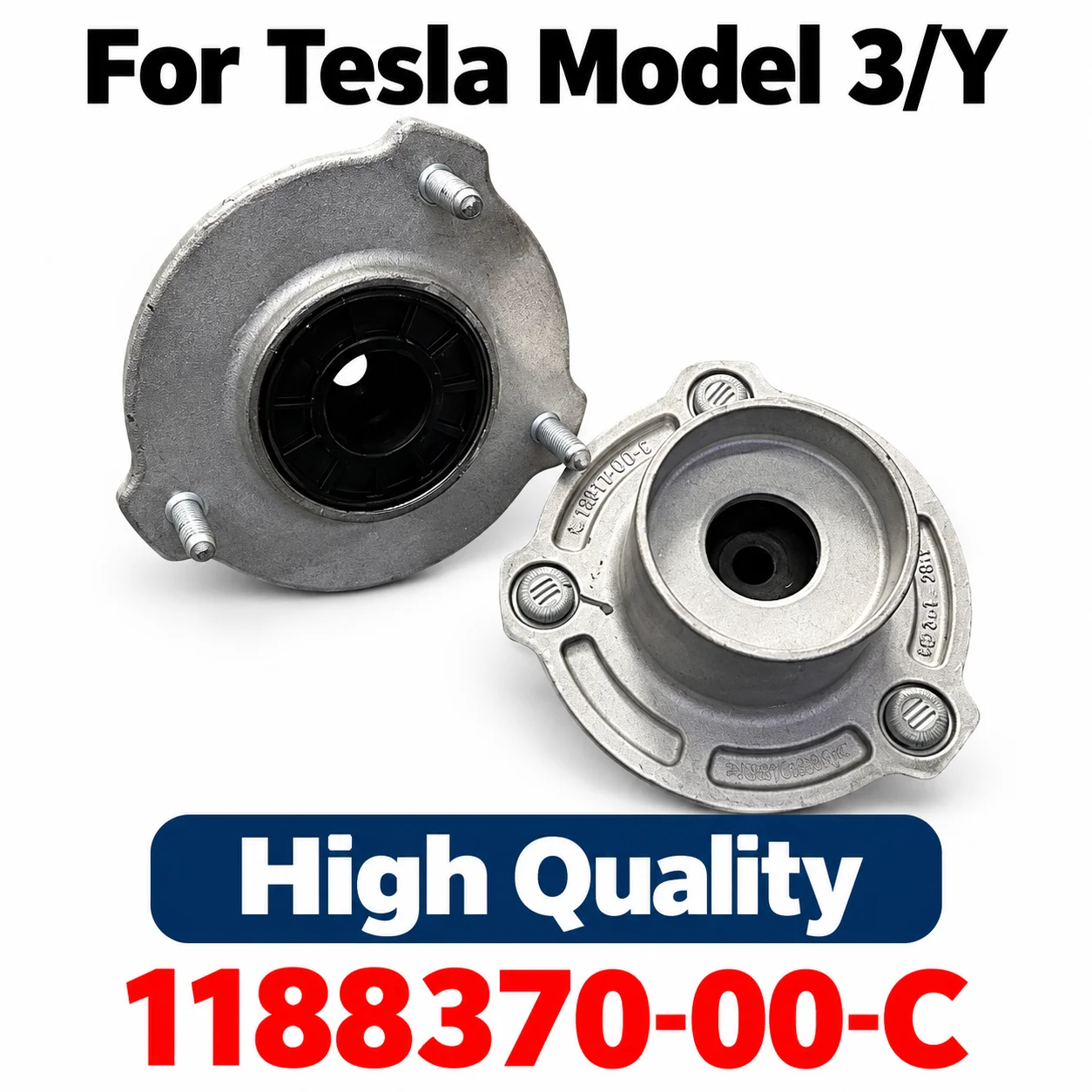 For Tesla Model 3 Model Y Front Shock Absorber Top Cover Front Damper Top Rubber 118837000C 1188370-00-C