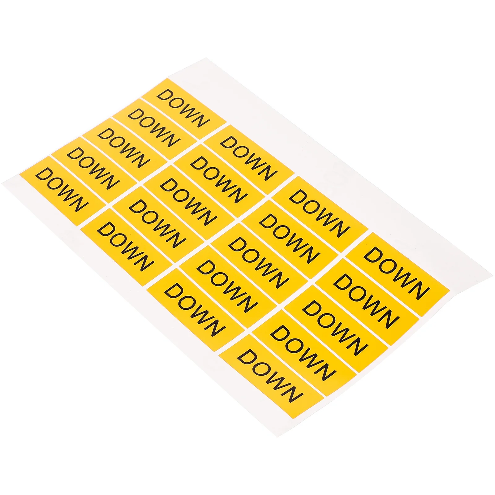 20pcs Pvc Device Safety Warning Labels Multi-Use Down Stickers For Home Machine Decor Adhesive Label Light Decal Bedroom Office