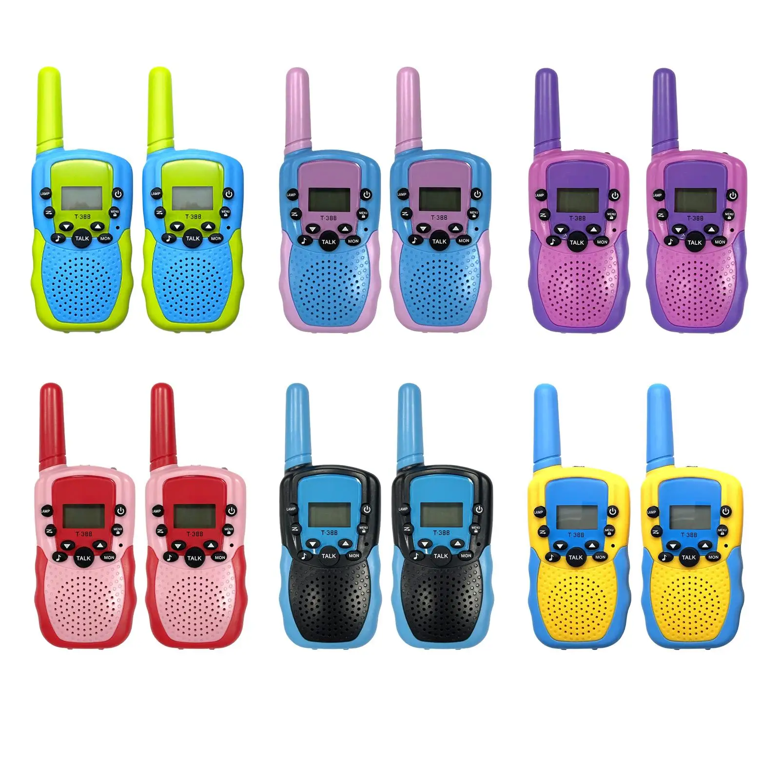 

Kids Walkie Talkie with Flashlight 9 Channels for 3-12 Years Old Boys Girls