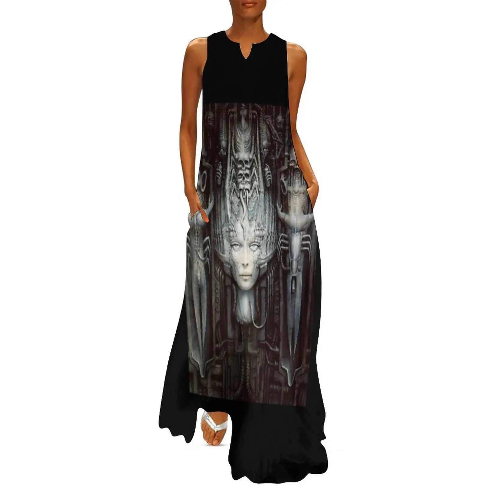

H.R Giger - Li 1 - Art Classic Long Dress Dress for girls summer clothes for women birthday dress