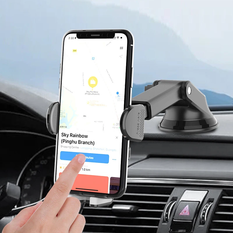 Phone Holder For Car Phone Holder Mount Automobile Cell Holder Mount For IPhone Universal Car Dashboard Mount Fit All Phone image 3