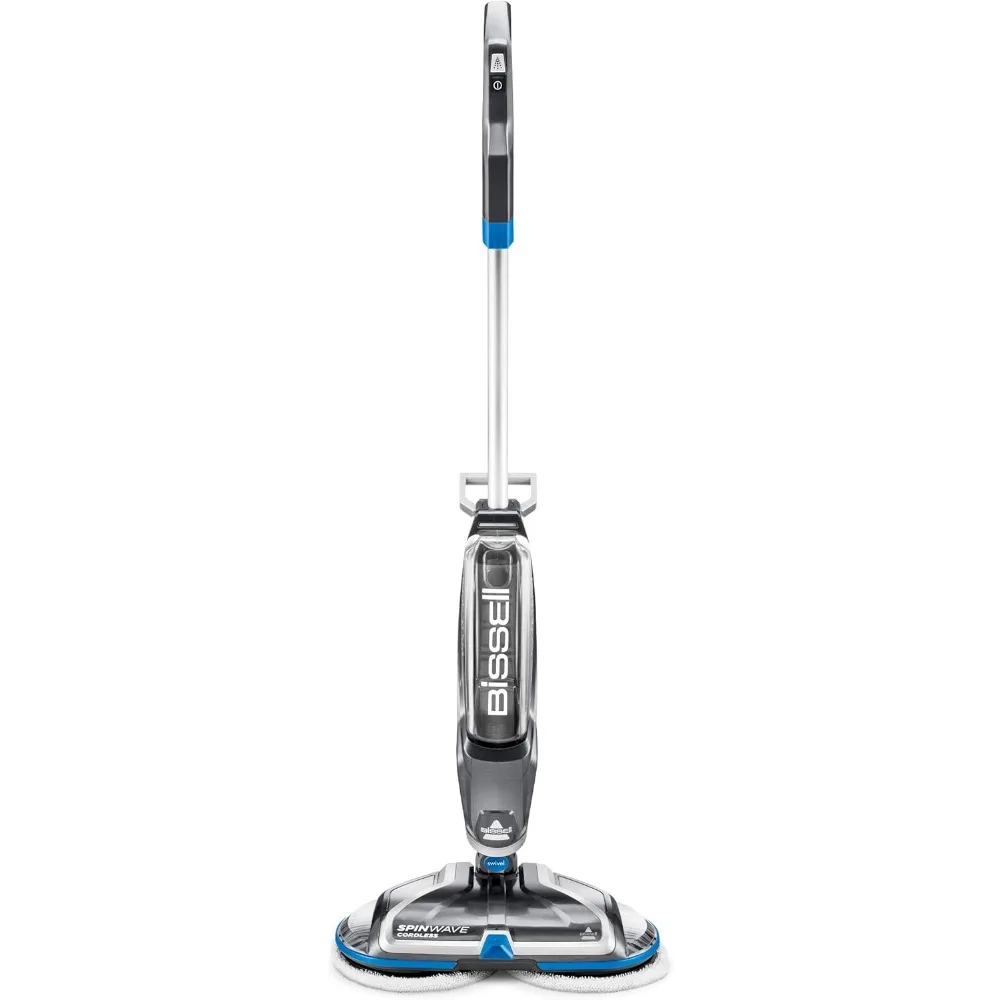 SpinWave Cordless PET Hard Floor Spin Mop, On-demand Spray, 20 Minutes of Cordless Runtime, Powerful Spinning Mop Pads