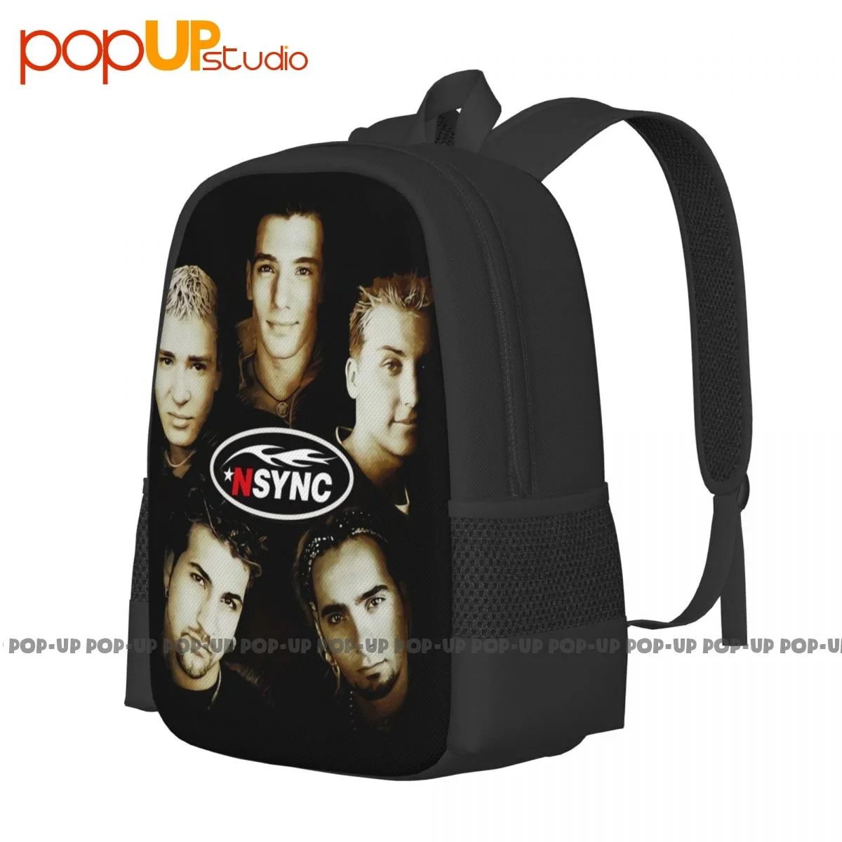 Justin Timberlake 1998 Boy Band Rap Graphic Backstreet Boys Britney Spears Backpack Large Capacity Training Riding Backpack