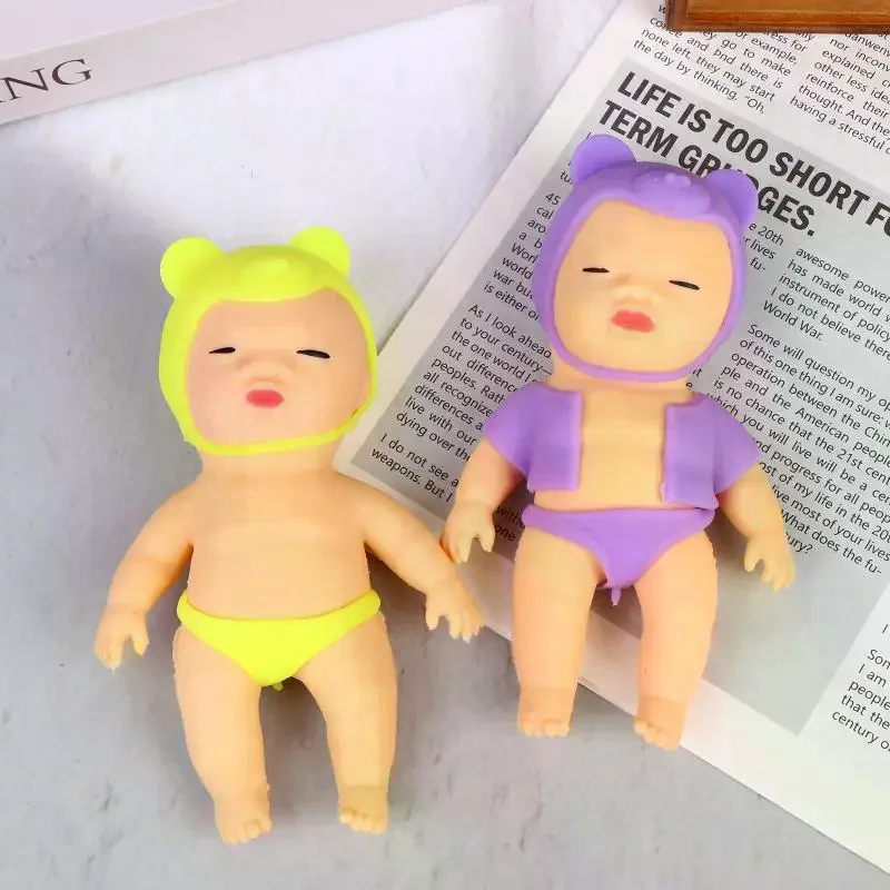 

Decompression Doll Pinch Tpr Fun Palm Small Doll Strange Interesting Funny Ugly Doll Ventilatory Toy Childrens Toys