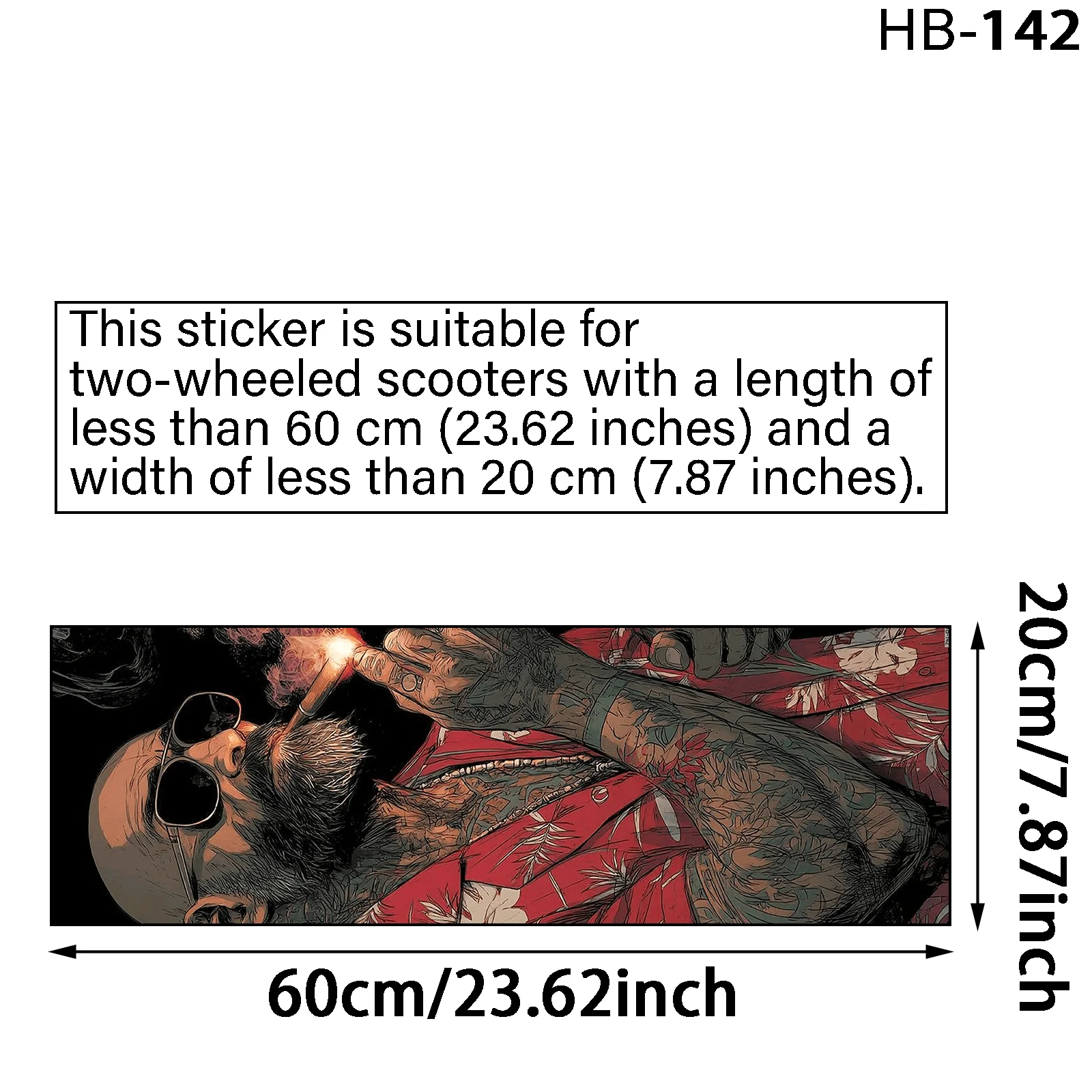 

Cool Smoke Graffiti Decorative Scooter Stickers, Skateboard Stickers, Personalized Cool DIY Suitable for Scooters,