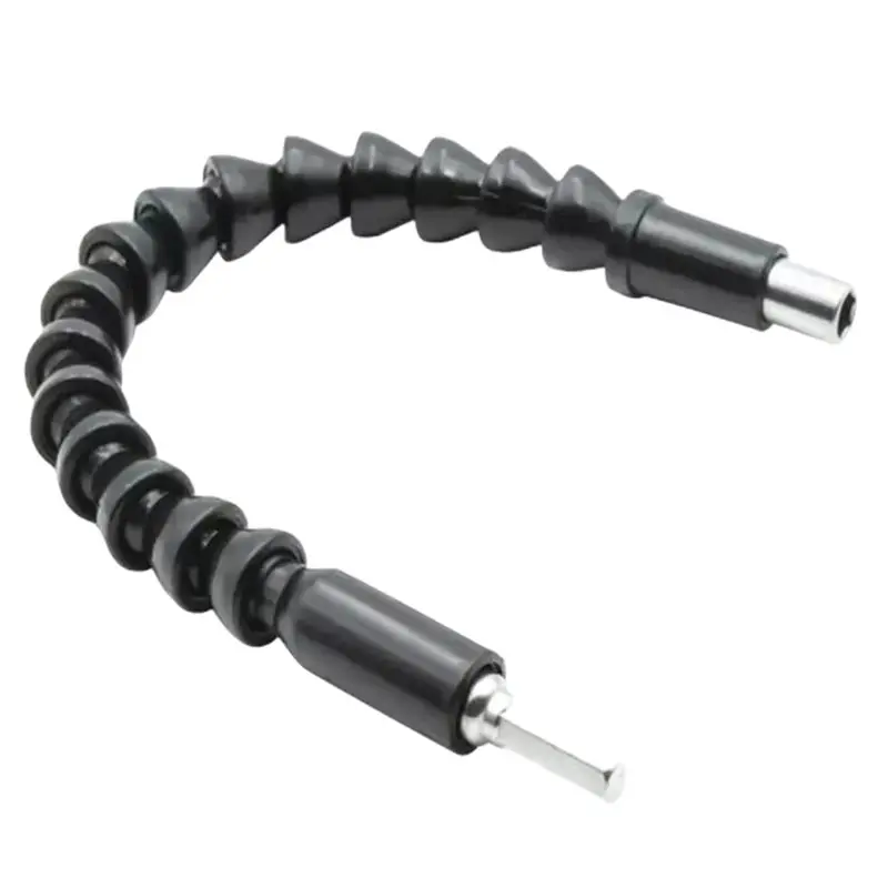AAAF Flexible Drill Bit Extension, Spanner, Wrench, 300Mm Magnetic Hex Soft Shaft Fit For 1/4" Hex Shank Screwdriver Bits