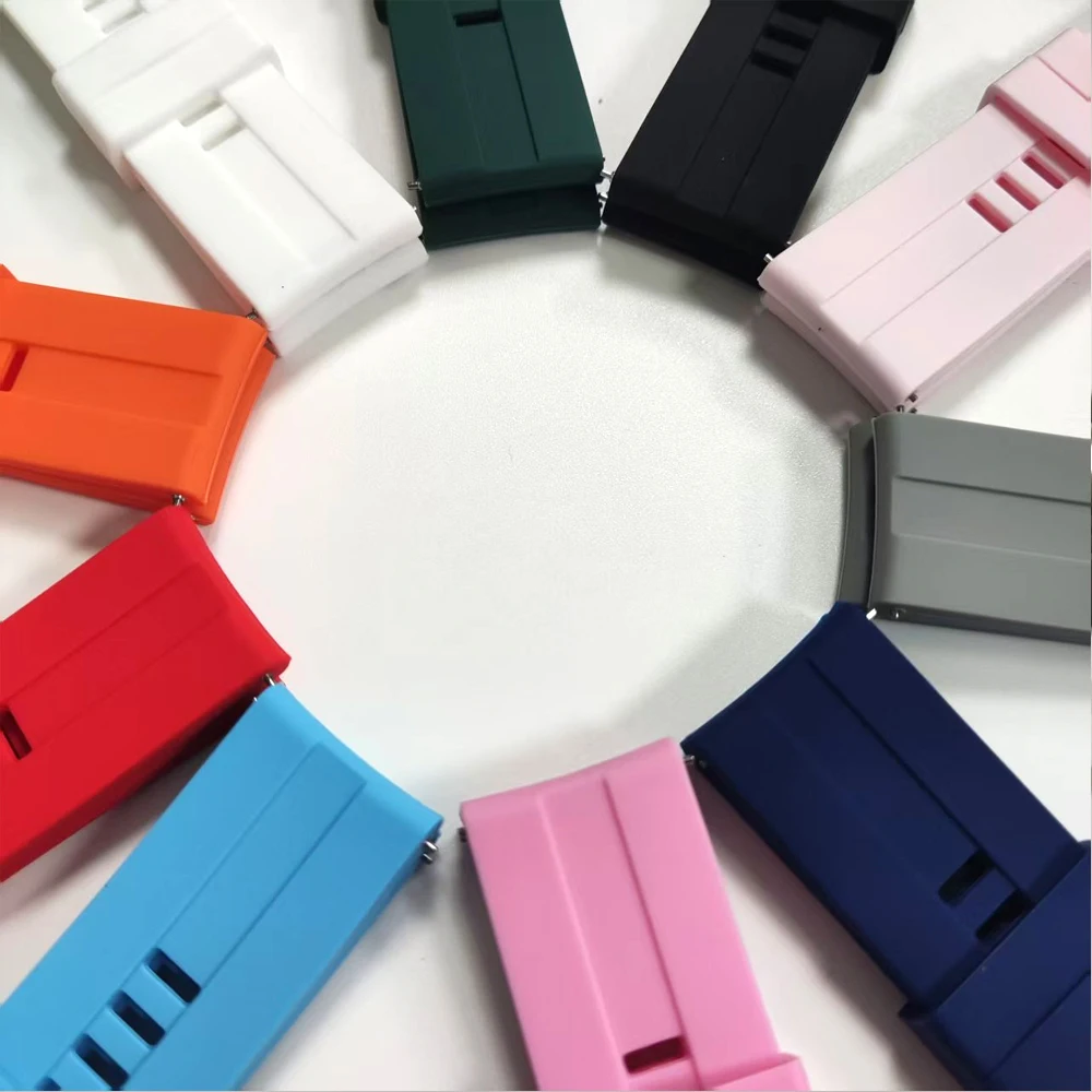 20mm 22mm Silicone Soft Strap For Huami AMAZFIT BIP Max BALANCE 3 2 Active Max Sport Replace Band For Huawei GT 7 7Pro Bracelets