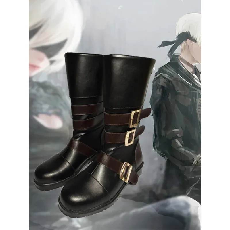 

New Game Anime Cosplay NieR Automata 9S YoRHa Boots Shoes Adult Halloween Party Costume Accessories Custom Made BHHJDFRE5T2025