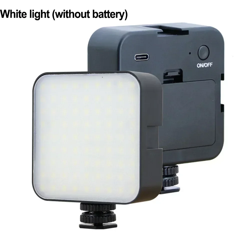 Portable Mini Fill Light Pocket Two-color Soft Light For Mobile Phone Live Broadcast Photo Small Camera Photography Light