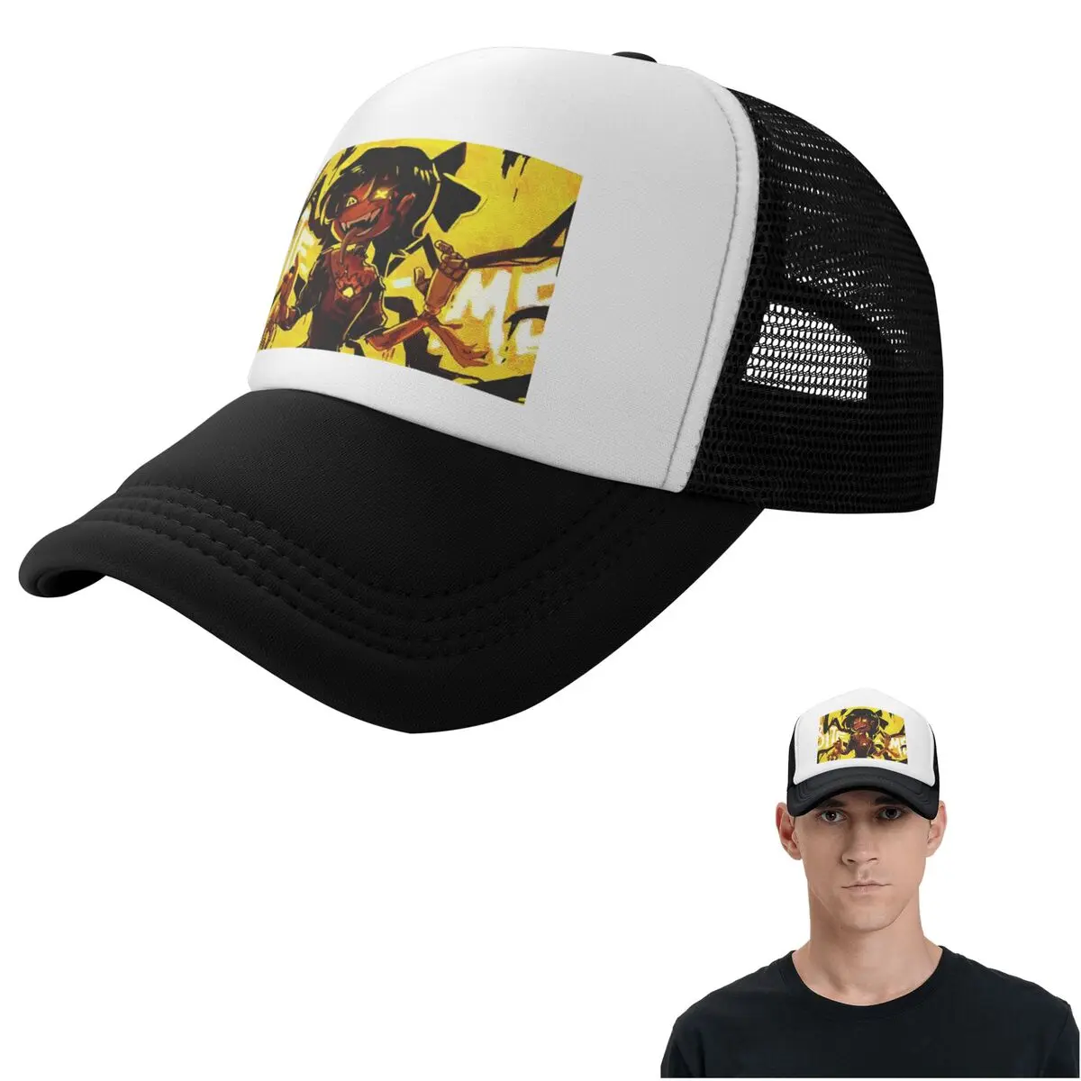 Game Murder Drones  Cap Casual Mesh Baseball Caps Adjustable Hat Hip Hop Summer Unisex Baseball Hats