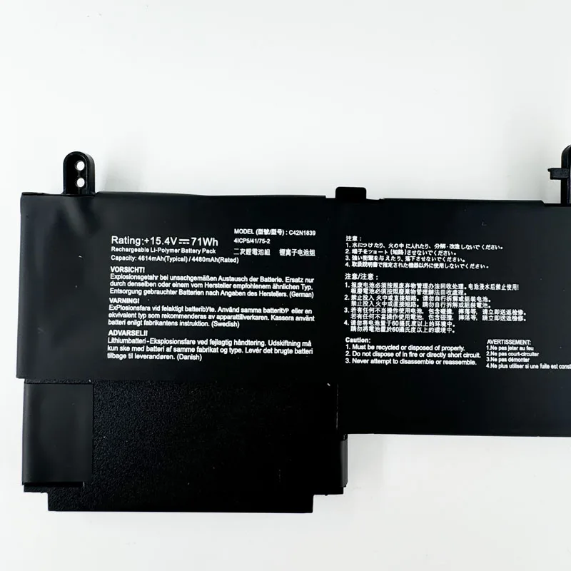 C42N1839 Laptop Battery For ASUS ZenBook 15 UX563 UX563FD UX534