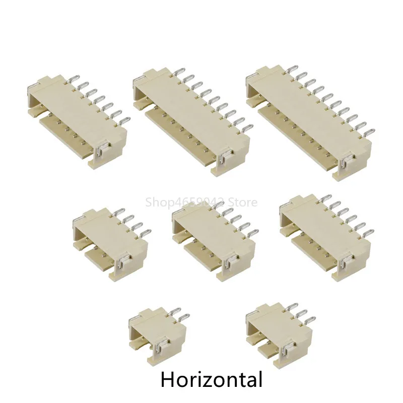 10PCS SH/JST/ZH/PH/XH Pitch 1.0MM 1.25MM 2.0MM 2.54MM Male Pin Header Socket Dip/Right Angle SMD 2/3/4/5/6/7/8/9/10/12 Pins