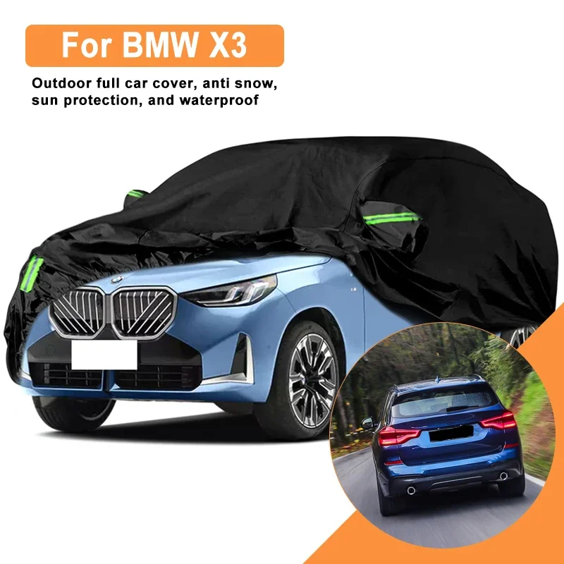 

For BMW X3 Car Full Cover - Outdoor Waterproof Snowproof Sunshade, Winter & Summer All Weather Auto Protection Accessories