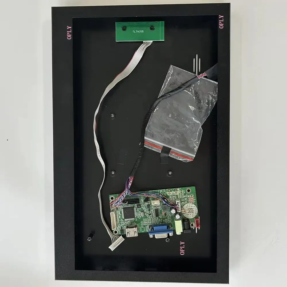 

Плата контроллера 58C с металлическим корпусом и задней панелью для LTN156AT02 15,6 дюйма, светодиодный ЖК-экран 1366 × 768, VGA, HDMI-совместимый LVDS