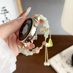 18 20mm 22mm Luxury Jewelry Band For Huawei GT5/GT4 41mm GT6Pro 46 Bracelet For Samsung Galaxy 7/6/5 44mm 40mm 5 Pro Girls Strap
