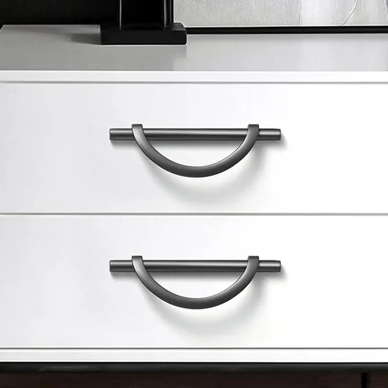 10-Pack Cabinet Pulls 96/128mm Hole Centers Kitchen Handles Free Screws Hardware for Cupboard Handles Drawer Pulls