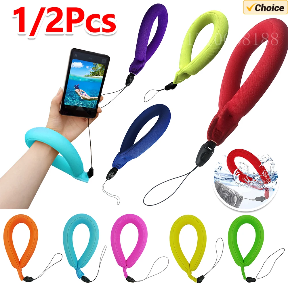 Adjustable Floating Strap Waterproof Camera Cell Phone Float Underwater Wrist Strap For GoPro Accessories Nikon Canon Fujifilm